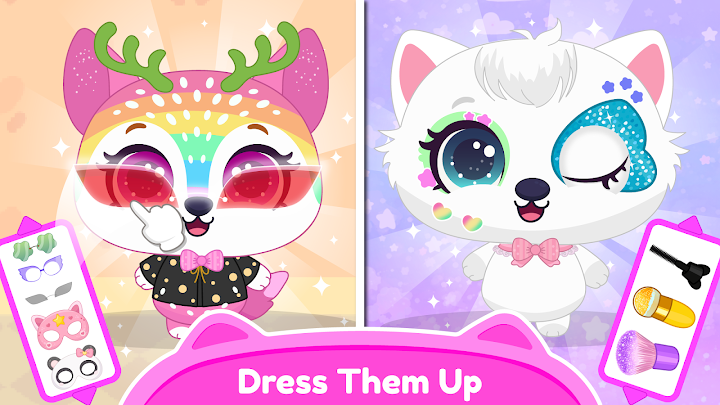 Cute Pet Care & Dress up Games screenshot